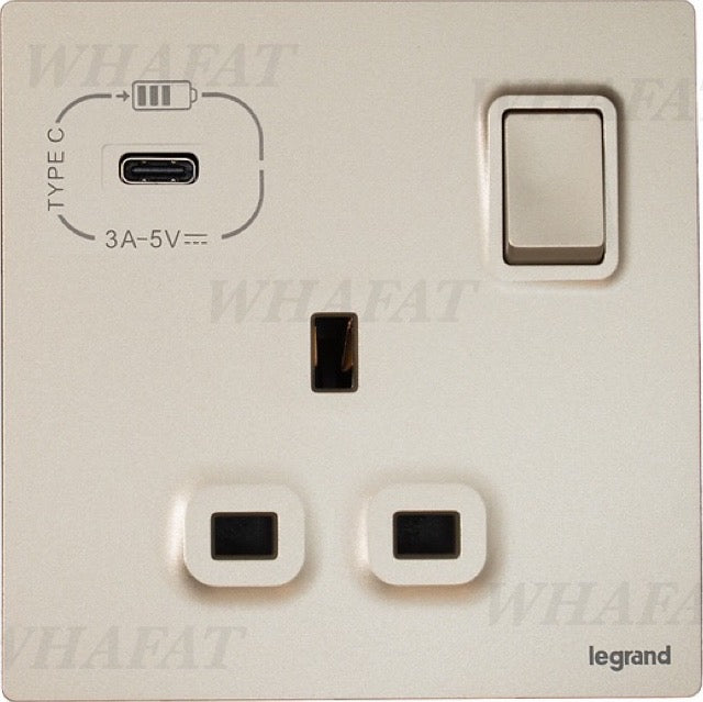 Legrand Mallia senses series 香檳金