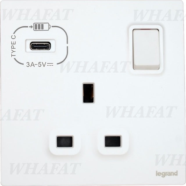Legrand Mallia senses series 陶瓷白