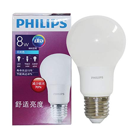 PHILIPS飛利浦 8W燈泡 E27 LED