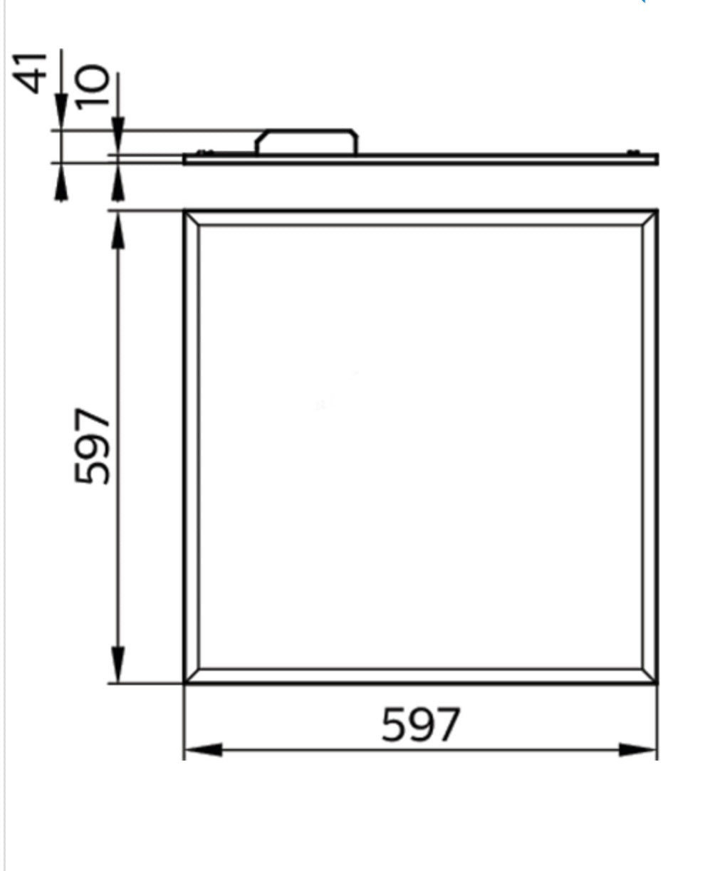 Philips 面板燈 Rc091v 597x597/297x1197 40w