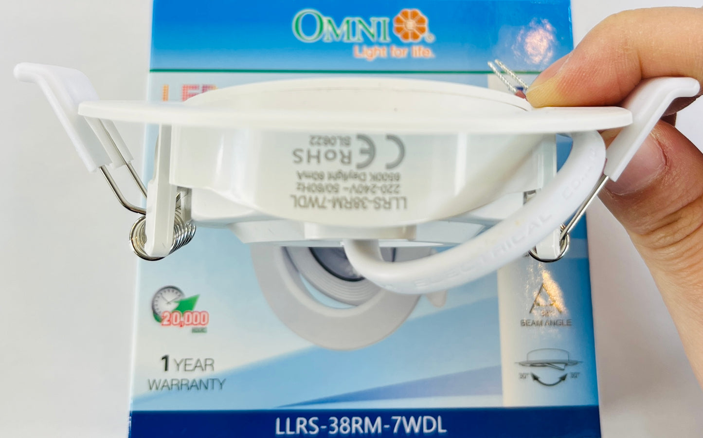 Omni 7w cob led 超薄射燈 (開孔70mm,白光/王光/淺米)