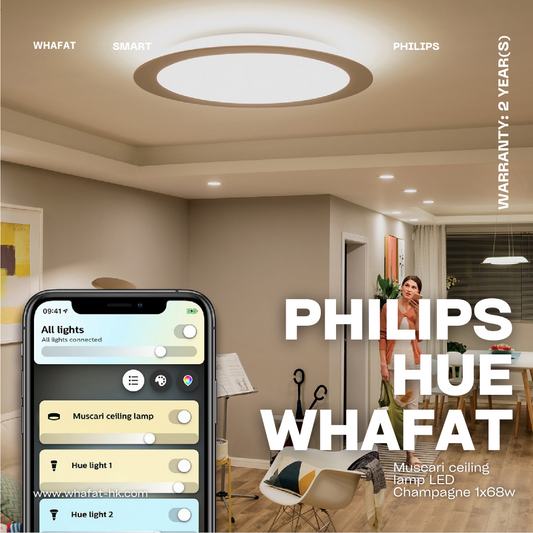 Philips飛利浦 Muscari ceiling lamp LED
Champagne 1x68（需預訂一至兩日）