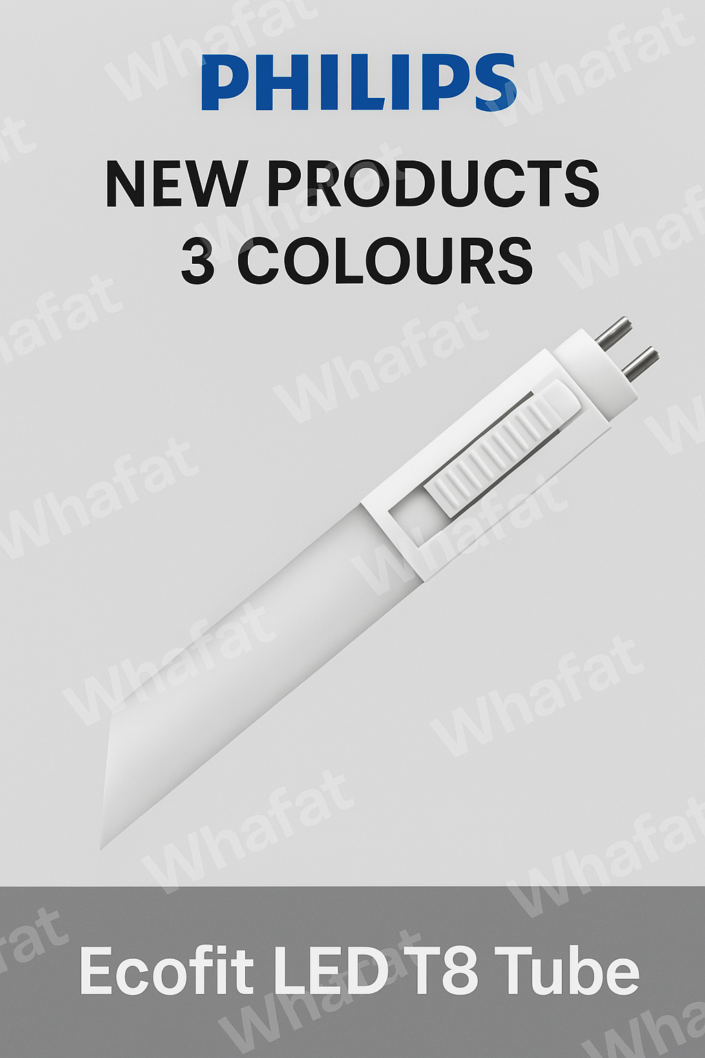 Philips T8 ecofit led光管/撥制轉色單端光/三色/3000k/4000k/6500k/單端 – 華發科技有限公司