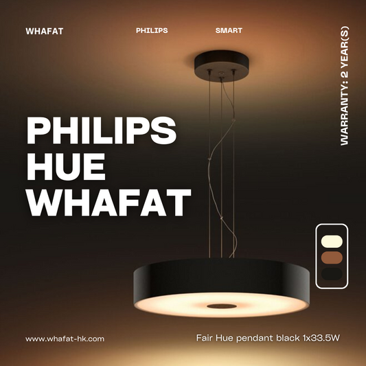 Philip飛利浦 Fair Hue pendant black 1x33.5W 24V （預訂一至兩日）