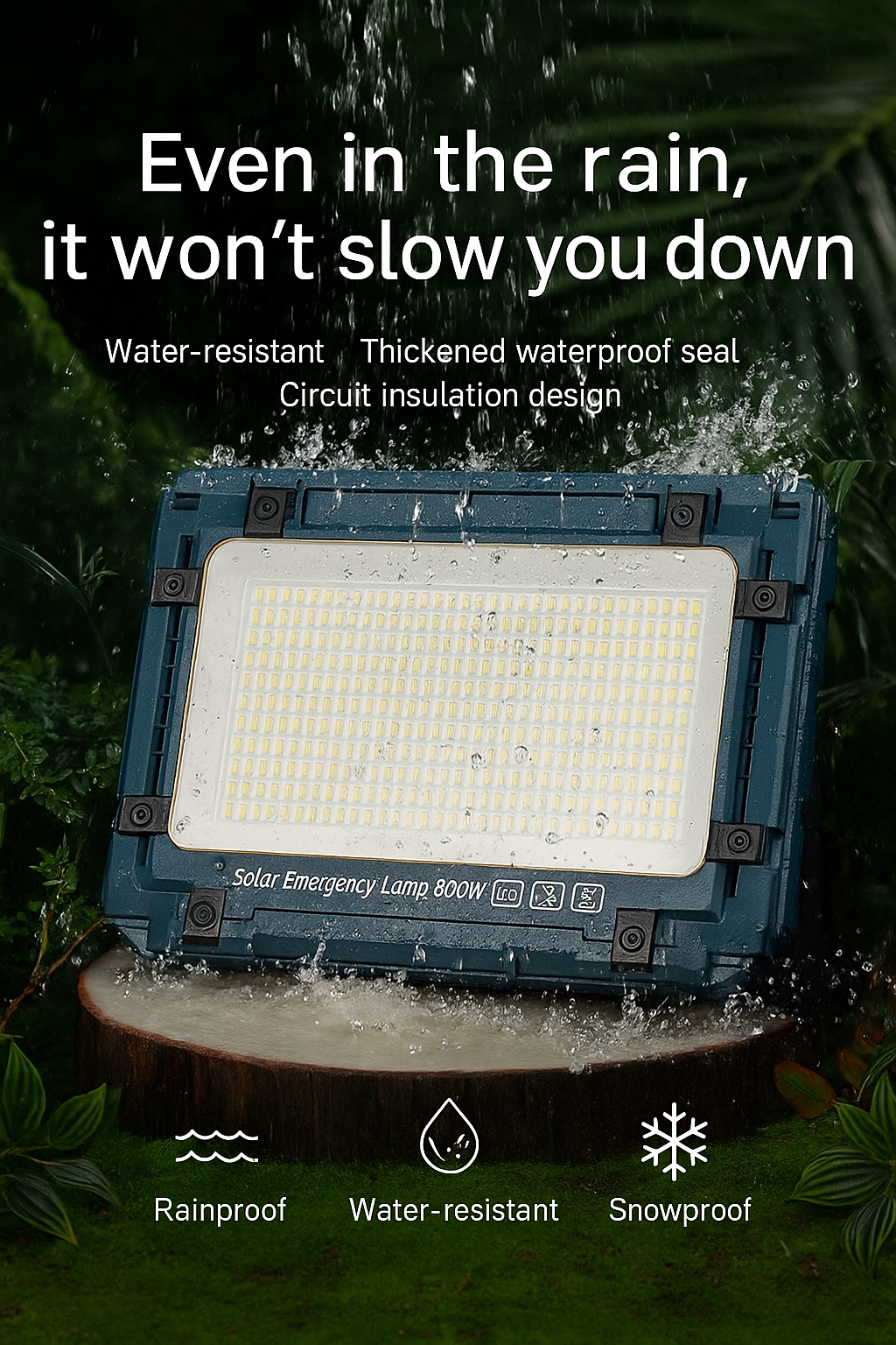 太陽能充電投光燈400w/800w/調光調色/usb