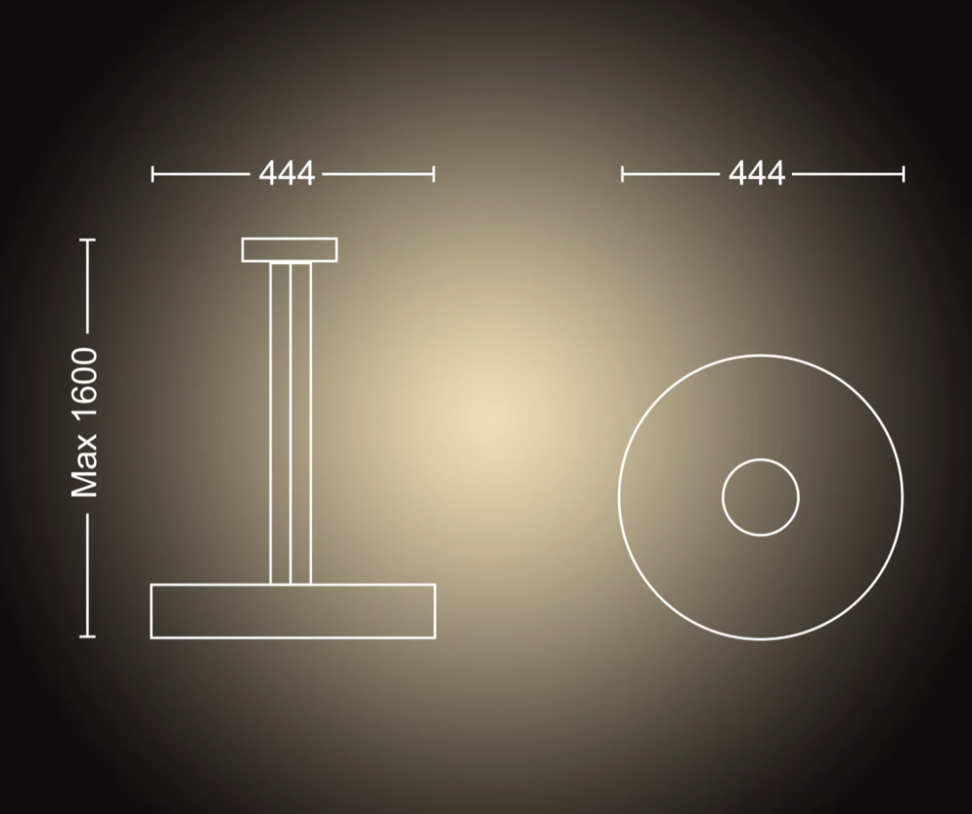 Philip飛利浦 Fair Hue pendant white 1x33.5W 24V