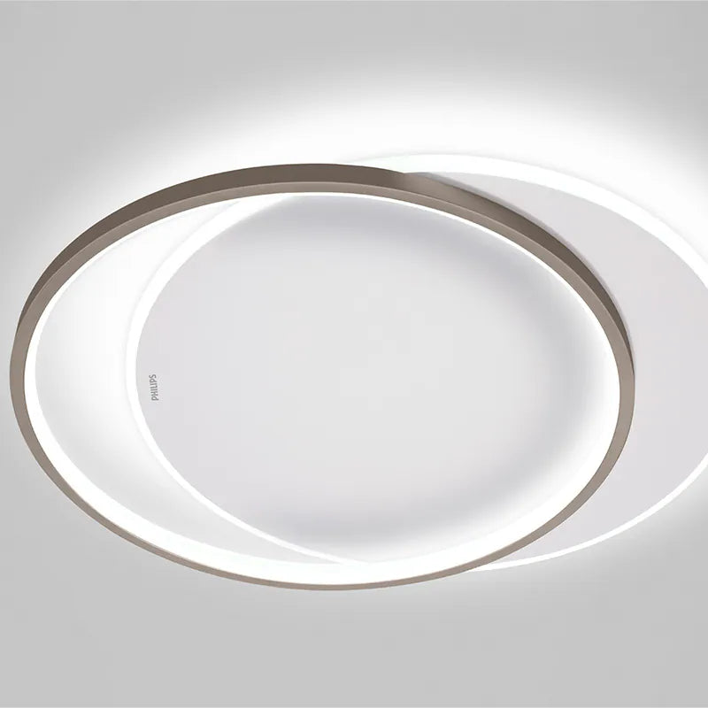 Philips LED吸頂燈￼CL523 45W SceneSwitch 圓形天花燈 (浩月白/沙礫灰)
