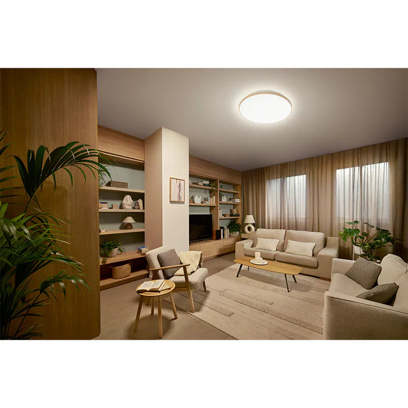 Philips led 吸頂燈 Wincel CL630 日系木紋圓形 Entry AIO 多功能天花燈 24w/40w