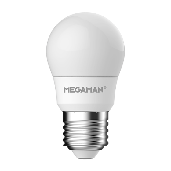 Megaman 4.9W E27/E14 2700k LED燈泡 LG2604.9v1